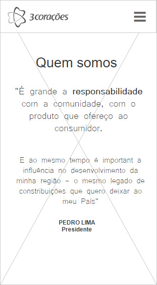 Ver mídia: Cafe 3 corações - mobile website